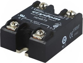 HD4875, Solid State Relay 12mA 32V DC-IN 75A 530V AC-OUT 4-Pin