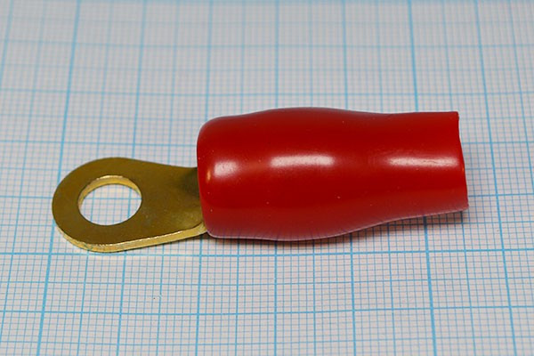 Клемма"O" d 8,2, 35,0S Au, красная