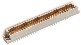 PCN10-96P-2.54DSA(72), DIN 41612 Connectors DIN 41612 HDR 96 POS 2.54mm Solder ST Th