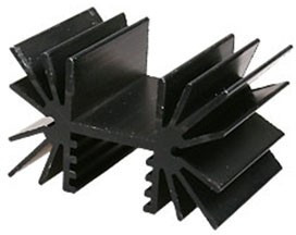 HS 211-30, Радиатор 30х41.7х24.7 мм, 7.1 дюйм*градус/Вт