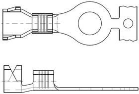 19085-0007, Terminals METAL STRIP STEEL VI BRAKRIMP (RZ-S-4129-