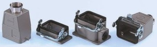 19300060546, Han B Heavy Duty Power Connector Hood, M25 Thread 19300060546, Han B Heavy Duty Power Connector Hood, M25 Thread