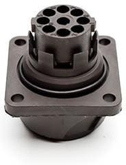 C016-10C008-000-1, Circular DIN Connectors MALE RECEPTACLE 8+PE