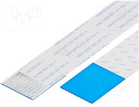 10-10-D-0050-C, FFC cable; Cores: 10; Cable ph: 1mm; L: 50mm; 60V; Plating: tinned; 1A
