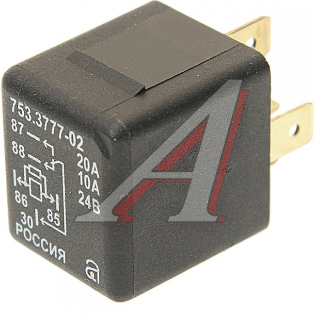 753.3777-02, Реле УРАЛ датчика нагрева топлива АВАР (АО АЗ УРАЛ)