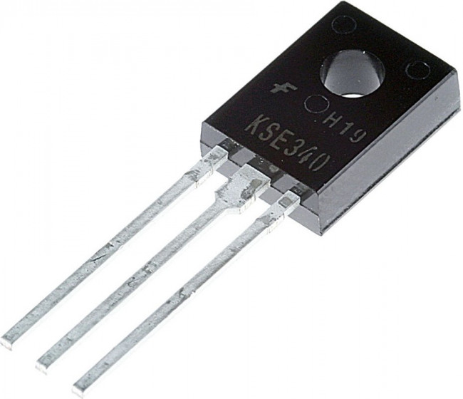 KSE340STU, Транзистор NPN 300В 0.5А [TO-126] (=MJE340)