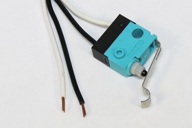 Микропереключатель , размер 14x 6x14, 3А, переключение ON-(OFF), размер концевика L20, КВП306-150EBA