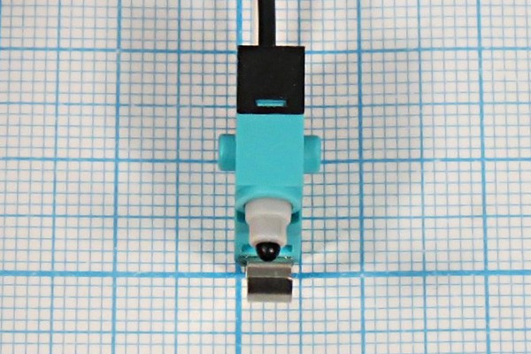Микропереключатель , размер 14x 6x14, 3А, переключение ON-(OFF), размер концевика L20, КВП306-150EBA
