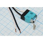 Микропереключатель , размер 14x 6x14, 3А, переключение ON-(OFF), размер концевика L20, КВП306-150EBA