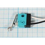 Микропереключатель , размер 14x 6x14, 3А, переключение ON-(OFF), размер концевика L20, КВП306-150EBA