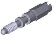 201827-1, Rack & Panel Connectors M SERIES JKSCREW 201827-1, Rack & Panel Connectors M SERIES JKSCREW