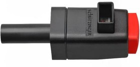 SDK 799 / RT, Зажим лабораторный, красный, 300ВDC, 16А, винтами, никель, 29мм