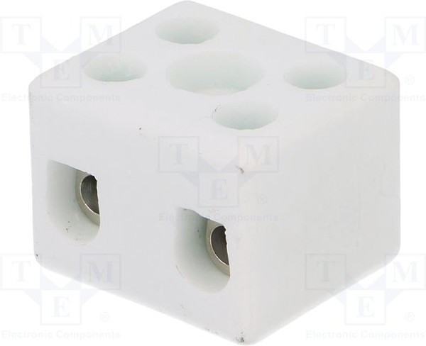 80712516, Клеммник, зажим под винт, 4мм2, 450В, 32А, Кол-во полюс: 2, H: 16мм