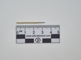 Подпружиненный контакт (pogo-pin) для тестирования диаметром иглы 0,99 мм длина 33,35мм (P100-B1)
