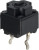 EVQP0E07K, Микропереключатель TACT, SPST, Пол: 2, 0,02A/15ВDC, THT, нет