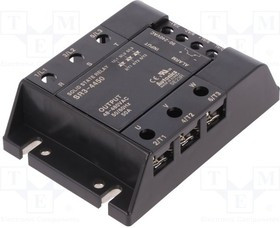 SR3-4450, Реле: полупроводниковое, Uупр: 90-240ВAC, 50А, 48-480ВAC, 3-фазный