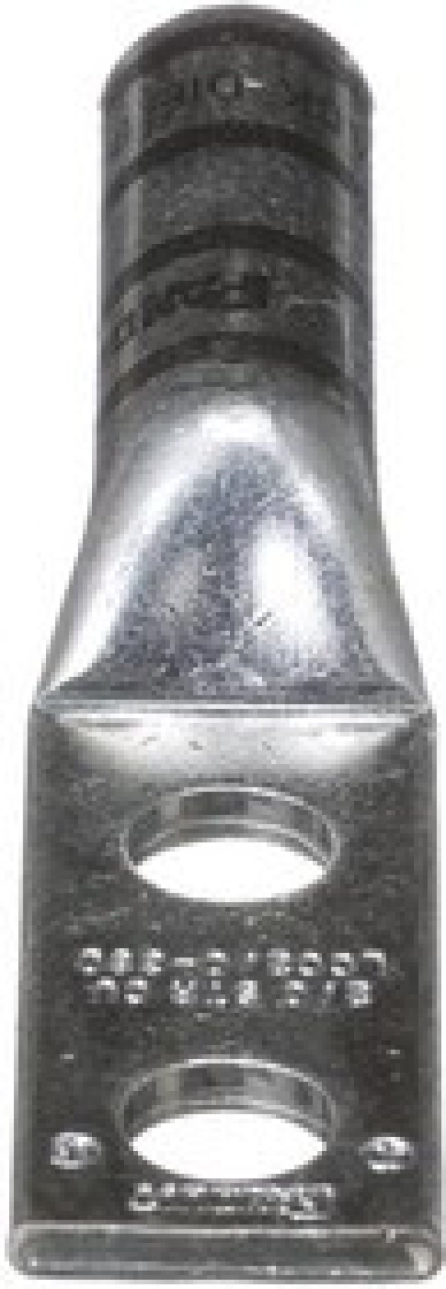 LCC2/0-38D-X, TERMINAL, COMPRESSION LUG, M10, 2/0AWG