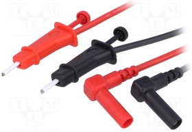 PCM-W2, Комплект измерительных проводов, Uном: 300В, Дл: 1м PCM-W2, Комплект измерительных проводов, Uном: 300В, Дл: 1м