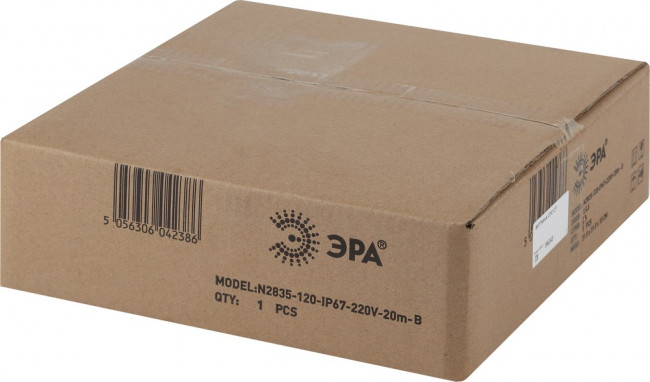 ЭРА Светодиодная неоновая лента N2835-120-IP67-220V-20m-B Б0043075 ЭРА Светодиодная неоновая лента N2835-120-IP67-220V-20m-B Б0043075