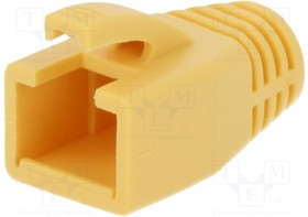 LOG-MP0035Y, Корпус вилки RJ45, 8мм, Цвет: желтый
