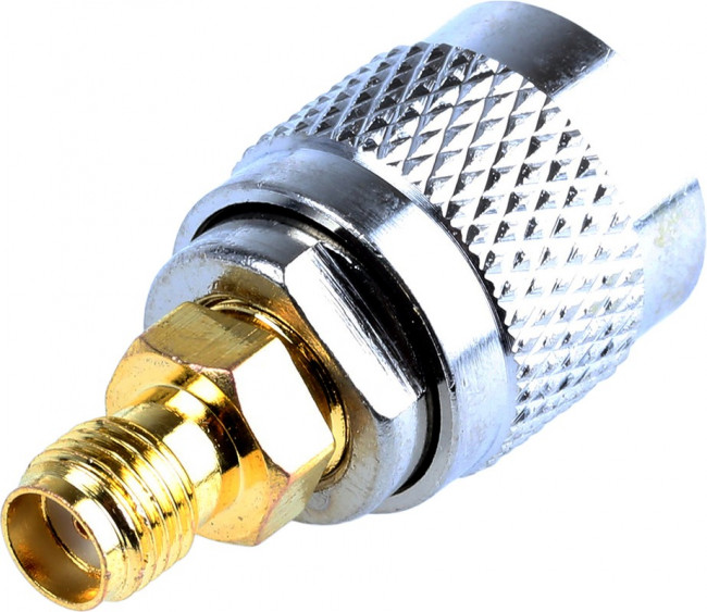 ADP-SMAF-TNCM, Straight 50 RF Adapter SMA Socket to TNC Plug 3GHz