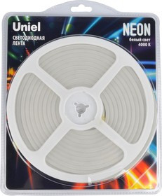 Светодиодная гибкая герметичная лента NEON ULS-N01-2835- 120LED/m-6mm- IP67-DC12V-9W/m-5M-4000K UL-00009083
