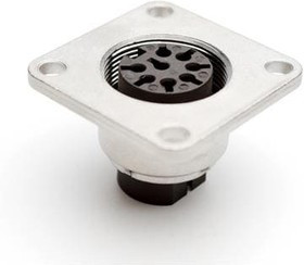 C091 11T008 000 2, Circular DIN Connectors FLNGE MT F RCPTCL 8C ORING SEAL &amp;RING NUT