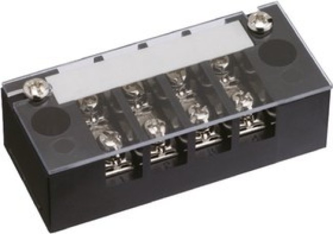 ML-20-4P, Barrier Strip, 11mm Pitch, 20A, 250 V, Screw Down Termination
