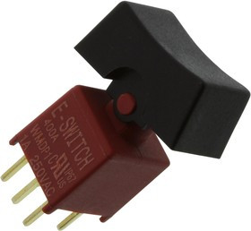 400AWMDP1R1M2QE, ROCKER SWITCH, DPDT, 3A, 120V, TH