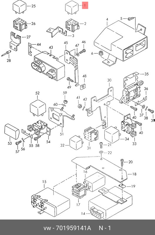 701959141A, Реле универсальное 701959141A, Реле универсальное