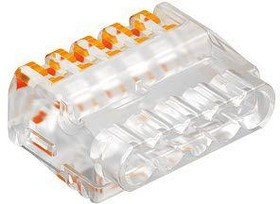 Клемма универсальная пружинная 5х2.5кв.мм 61 525 FL с зажимом прозр. (222-415) OBO 2054458 Клемма универсальная пружинная 5х2.5кв.мм 61 525 FL с зажимом прозр. (222-415) OBO 2054458