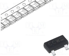 TL431QDBZR.215, Источник опорного напряжения, 2,495В, ±2%, 100мА, SOT23