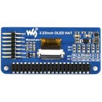 2.23inch OLED HAT, OLED дисплей 128×32px форм-фактора HAT для Raspberry Pi 2.23inch OLED HAT, OLED дисплей 128×32px форм-фактора HAT для Raspberry Pi
