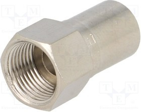 RF-59/4.9INT, Вилка, F, "папа", прямой, RG6, обжим, на провод