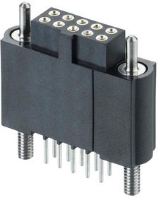 M80-4TE1005F3, Power to the Board Datamate J-Tek DIL Female Extended Height Vertical 3mm Throughboard Connector, gold clip + gold shell, gui