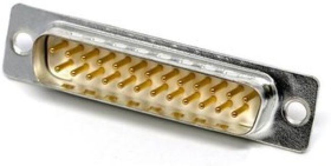 173109-0123, D-Sub Standard Connectors FCT DSUB STR PC PLG 25 PN