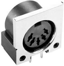 SDF-50J, Circular DIN Connectors DIN, 5P jack, rt, through hole, w/ shielding SDF-50J, Circular DIN Connectors DIN, 5P jack, rt, through hole, w/ shielding