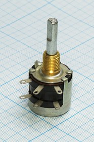 Резистор переменный поворотный 10кx2\А\25мм/ВС- 3d6x32\СП3-30г; №13092A РПвр 10кx2\А\25мм/ВС- 3d6x32