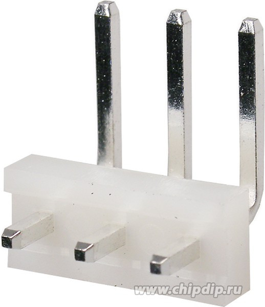 MPW-3R (DS1074-3 MR), Вилка на плату 5.08мм угловая 3pin