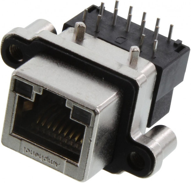 MRJ53A1M1, Modular Connectors / Ethernet Connectors Rugged RJ45 vertical