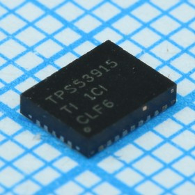 TPS53915RVER, Стабилизатор напряжения импульсный 1.5-18V Input 12A Sync SD SWIFT Cnvtr TPS53915RVER, Стабилизатор напряжения импульсный 1.5-18V Input 12A Sync SD SWIFT Cnvtr