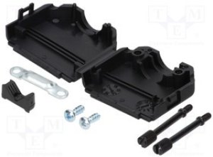 MHDPPK15-K, D-Sub plastic hood Poles 15 MHDPPK15-K, D-Sub plastic hood Poles 15