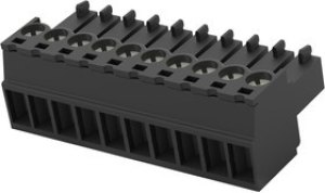 1-2213936-0, Съемная клеммная колодка, 3.5 мм, 10 вывод(-ов), 30AWG до 16AWG, 1.31 мм², Винт, 8 А
