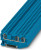 Клемма проходная ST 4-TWIN BU /6,2mm, пружинная, 3 присоед., 4(max 6)mm2, 32A, 800V, синяя