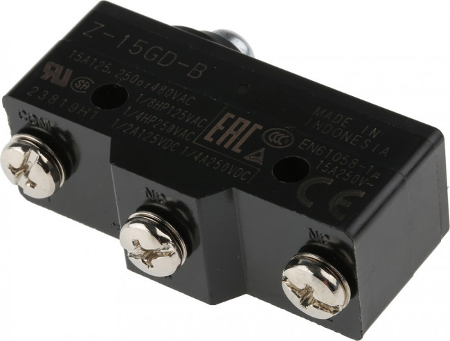 Z-15GD-B, Basic / Snap Action Switches SHRT SPRG PLNG SCRW