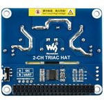 2-CH TRIAC HAT, Плата расширения (HAT) для Raspberry Pi, симистор 2-CH TRIAC HAT, Плата расширения (HAT) для Raspberry Pi, симистор