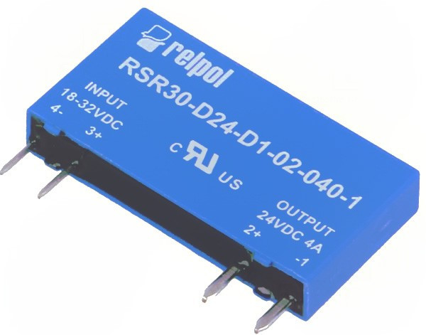 RSR30-D24-D1-02-040-1, Реле: полупроводниковое, Uупр: 18-32ВDC, Iупр.макс: 7,7мА, 2А, 4г