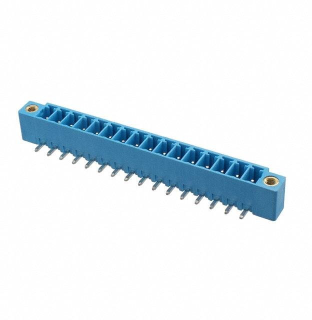 TBP02R1W-381-16BE, Pluggable Terminal Blocks Terminal block, pluggable, w screw lock, 3.81, receptical, 16 pole, blue