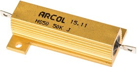 HS50 50K J, Wirewound Resistor 50W, 50kOhm, 5%