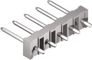 10-08-1041, KK 508 Series Straight Through Hole Pin Header, 4 Contact(s), 5.08mm Pitch, 1 Row(s), Unshrouded
